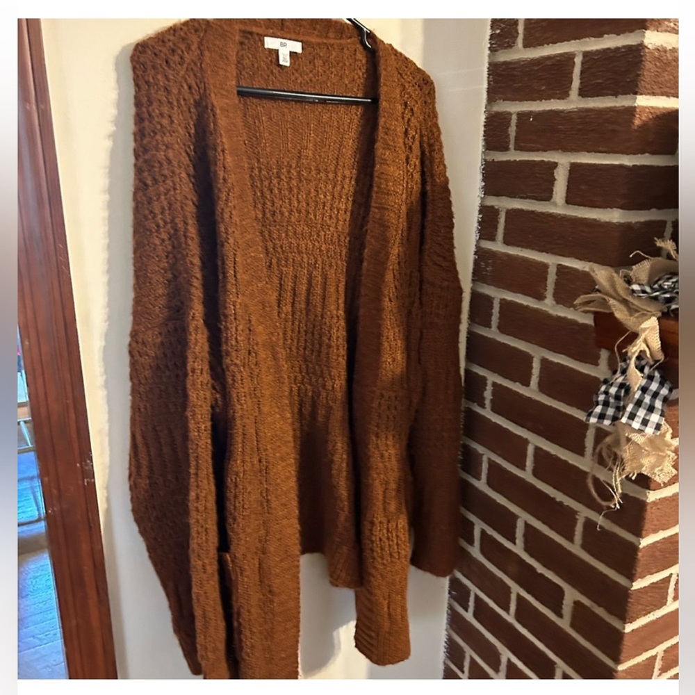 BP gold mustard cardigan NWT